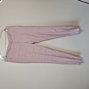 Amanda & Chelsea Pink Textured Ankle Pants Size 14